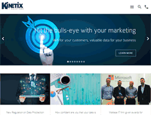 Tablet Screenshot of kinetix.com.mt